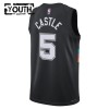Dres San Antonio Spurs Stephon Castle Nike 2025-26 City Edition Crno Swingman - Dječji